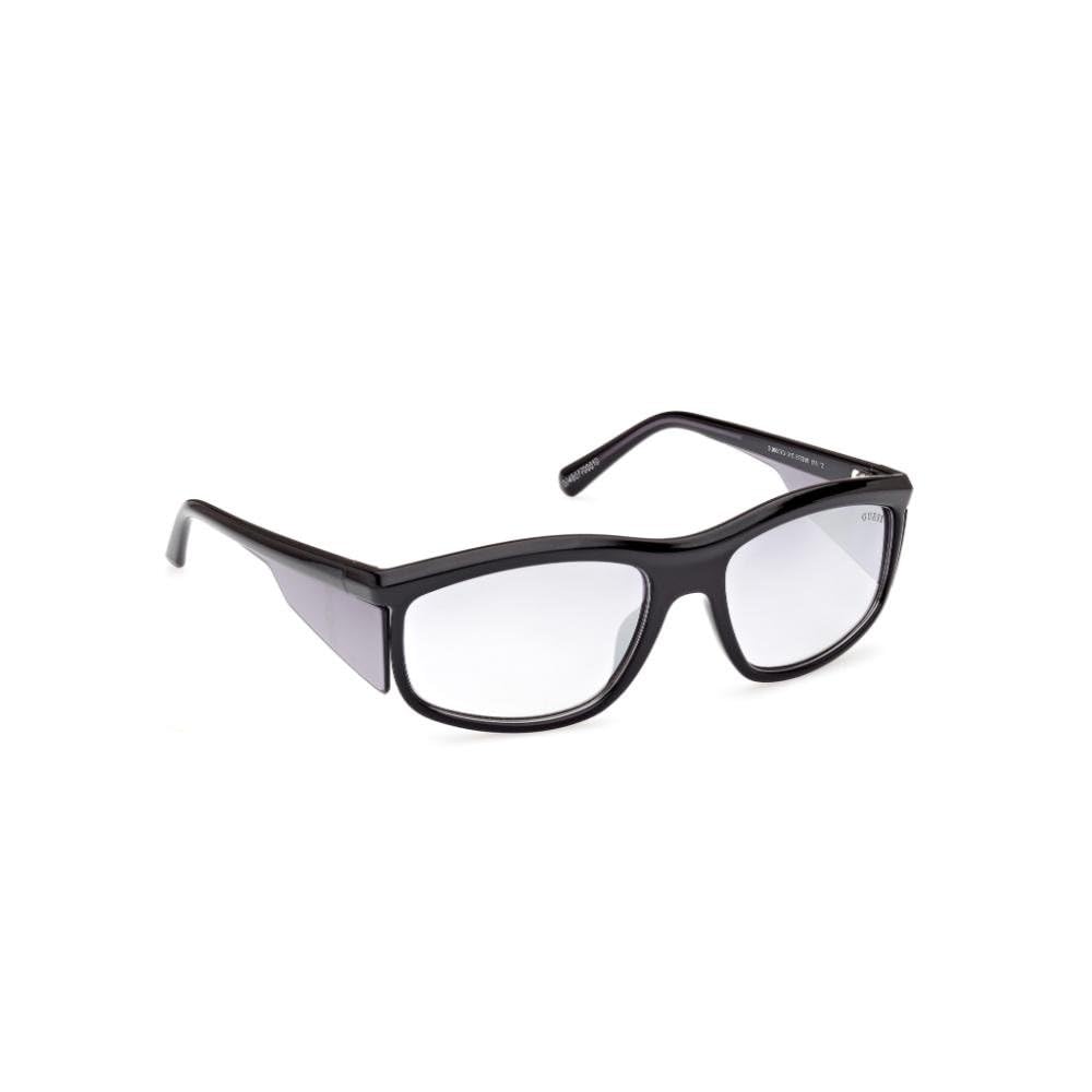 Guess 100% UV protecetd | Gradient | Large | Full Rim | Rectangular | Frame: Black | Lens: Grey