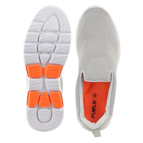 FUEL Speed Men’s Sports Shoes | Lightweight Running & Walking Shoes | Breathable Mesh Upper | Easy Slip-On Design | EVA Sole | Cushioned Footbed