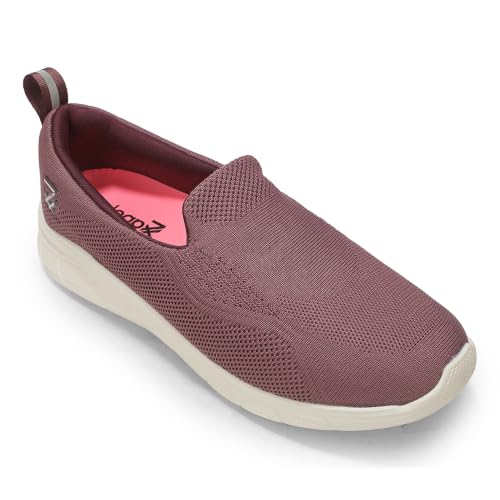 Liberty LEAP7X ACTO227E Purple Sports Non Lacing Walking Shoes for Women - 37