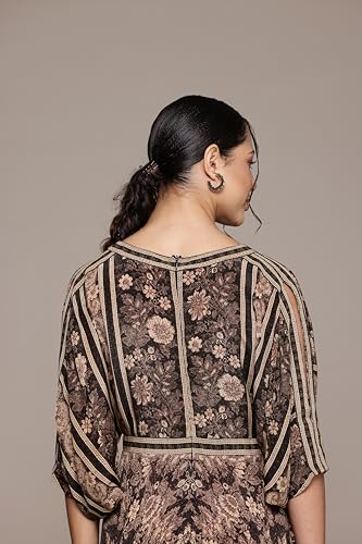 Ritu Kumar Black Arohi Maxi Dress