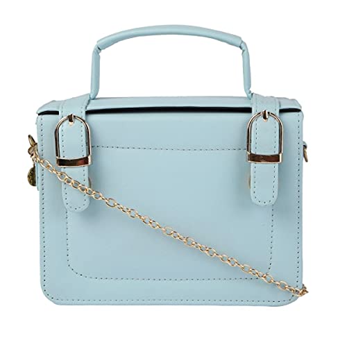 ACCESSHER stylish trendy Blue Solid Sling Bag for girls and women pack of 1