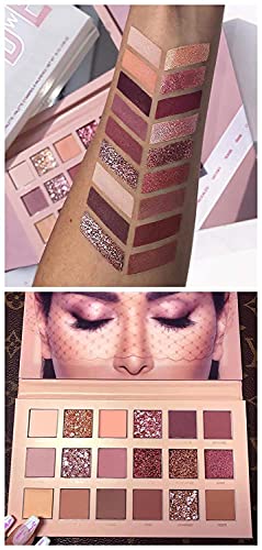 FLENGO; MADE FOR YOU Nude Eyeshadow Palette 18 Color Makeup Palette Highlighters Eye Make Up High Pigmented Professional Mattes and Shimmers