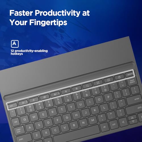 Lenovo Idea Tab with Folio Keyboard + Tab Pen | Wi-Fi + 5G |11" Display, 2.5K Resolution, 90Hz Refresh|8GB RAM, 256GB ROM| MediaTek Dimensity 6300| 7040mAh|4 Speakers| USB-C| Luna Grey