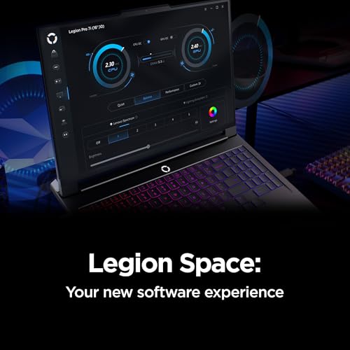 Lenovo Legion Pro 7i – AI-Powered Gaming Laptop – Intel® Core Ultra 7 255HX – 16" WQXGA PureSight OLED Display – 240Hz – NVIDIA® GeForce RTX™ 5070 Ti – 32GB Memory – 1TB Storage – PC GamePass