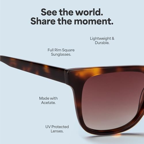 John Jacobs Full Rim Square Sunglasses | Polarized and 100% UV Protected | For Men & Women | X-Large | JJ S14668