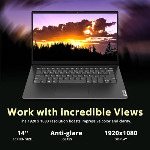 Lenovo V14 Business Laptop, 14" FHD Display, Intel Core i7-13620H, 16GB DDR4, 2TB Storage (1TB SSD+1TB Docking Station), ‎Intel UHD Graphics, Wi-Fi 6, 720p HD Camera, Win 11 Pro, Black