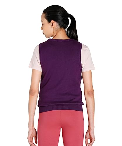 Puma Women's Cotton Sports Knitwear (82864708_Plum_Medium)