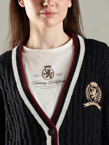 Relaxed Fit Cotton V-Neck Sweater