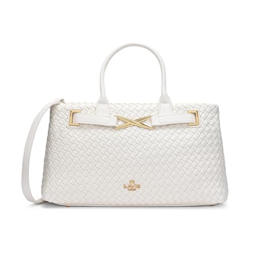 Lavie Paris Women's Bleuet HZ Large Satchel Bag | Satchel Handbag for Work | Ladies Purse | Stylish Shoulder Bag | Gift for Women