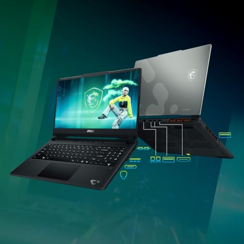 MSI Cyborg 15 Max, Intel 13th Gen. i7-13620H, 40CM FHD 144Hz Gaming Laptop (16GB/512GB NVMe SSD/Windows 11 Home/NVIDIA GeForce RTX 5050, GDDR7 8GB/Platinum Gray/2Kg) C13WE-104IN