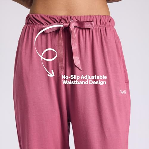 NYKD by Nykaa Buttery Soft Modal Cotton Pyjama Coord Set of 2 with Round Neck Graphic Tee Nys932