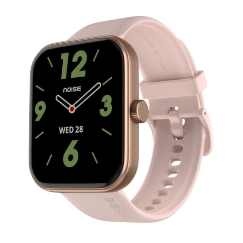 Noise New Launch ColorFit Pulse Air Smartwatch with BT Calling, 1.85" TFT Display, Lightweight 45g Design, Heart Rate & Step Tracking, Multi-Sport Modes, Find My Phone, Water Resistant (Rose Pink)