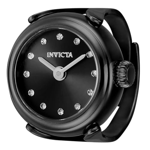 Invicta Black Finger Ring Watch for - Women 44484