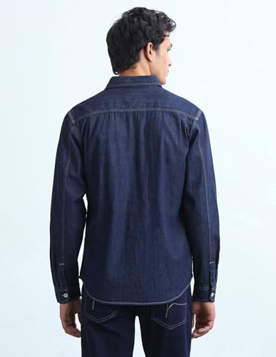 Flying Machine Solid Slim Fit Shirt