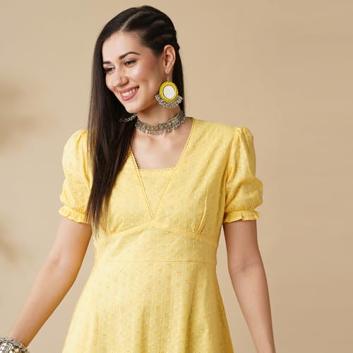 Globus Women Top (GS565719_Yellow_M)