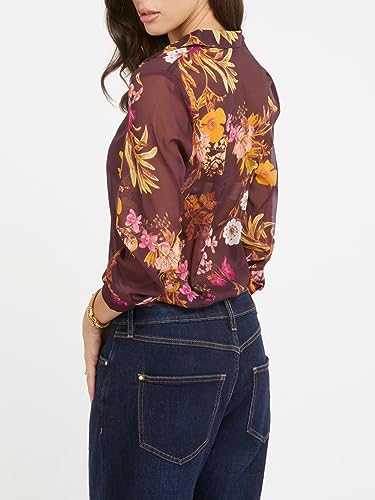 GUESS Clouis Women's Shirt – Bordeaux Model W3BH69WDW52 Synthetic, bordeaux, XS