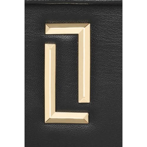 Lavie Zipper Vertical PU Women's Casual Wear Wallet (Black, Large)