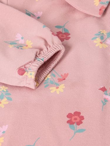 Max Girls Printed Shorts Set (Pink_12-18 M)