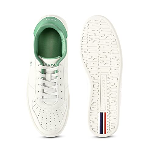 U.S. POLO ASSN. Tobias WHT Men Off White Sneaker -(UK7)(US8)(2FD24335A01)