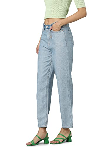 ONLY Straight Fit Jeans(242288801_Medium Blue Denim_30)