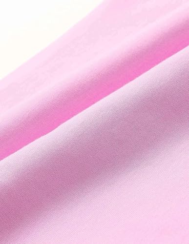 U.S. POLO ASSN. Girl's Cotton Fit and Flare Mini Dress (UGSS25DRS204 Pink