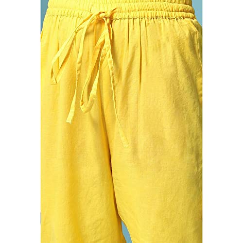BIBA GIRL PRINTED NARROW KID(KW4988_YELLOW_11)