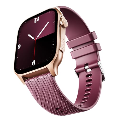 boAt New Launch Ultima Ember Smartwatch w/ 1.96” (4.97 cm) AMOLED Display, Personalized Fitness Nudges, Functional Crown, 100+ Sports Modes, Custom Watch Faces (Royal Berry)