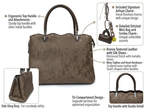 Velure Signature Charm Carryall Brown