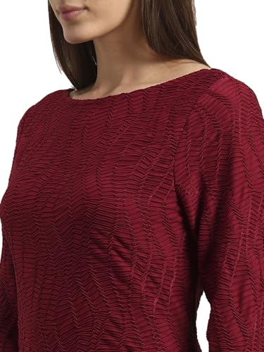 VERO MODA Womens Midi Dress Beet Red