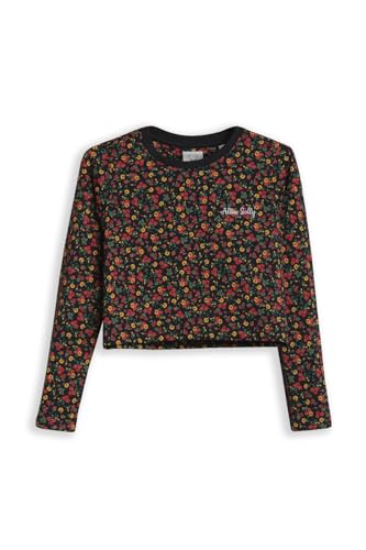 Girls Navy Print Casual T-Shirt