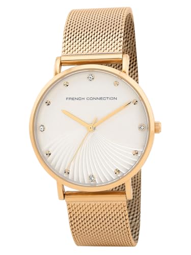 French Connection Analog White Dial Women's Watch-FCC01RGM