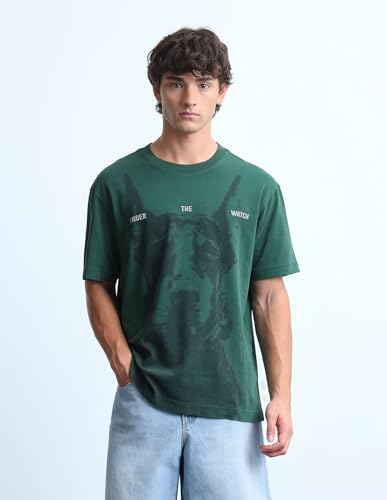 Flying Machine Graphic Printed Relaxed Fit T-Shirt