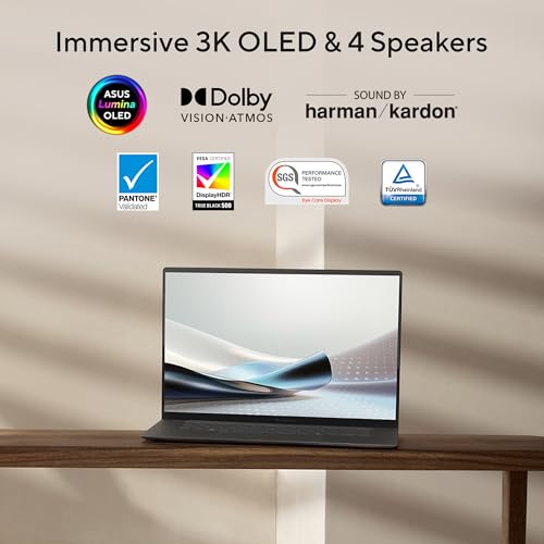 ASUS Zenbook S14 (2026),Smartchoice,Intel Core Ultra 5 226V,Intel Arc iGPU,16GB/512GB,3K OLED,Touchscreen,14"(35.5 cm),Windows 11,M365 Basic(1Y),Office 2024,Gray,1.2 Kg,UX5406SA-PZ658WS,Copilot+ PC