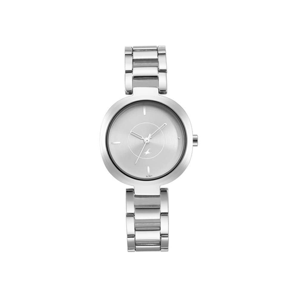 Fastrack Casual Analog Silver Dial Women's Watch-6247SM01