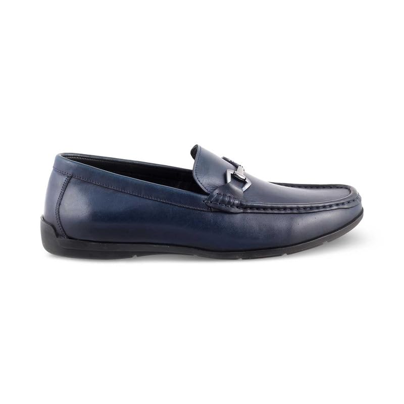 tresmode 231-RHODES Blue Loafers for Mens EU/41, UK/7