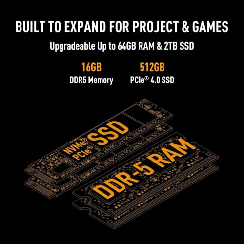 ASUS TUF 16 (2026),14th Gen,Intel Core i5 14450HX,RTX 5050-8GB,16GB RAM (Upgradeable),512GB SSD,FHD+,16"(40 cm),Win 11,M365 Basic(1Y),Office 2024,Off Black,2.2 Kg,FX610JH-TU080WS,Gaming Laptop
