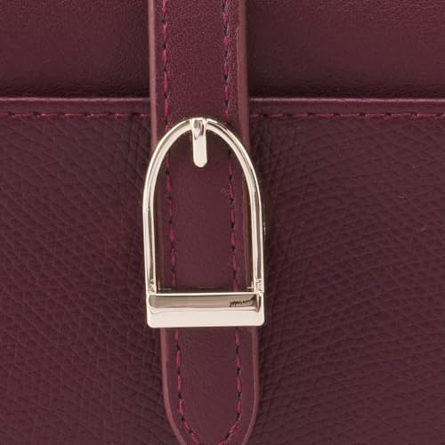 Lino Perros Ella Mini Signature Lock Cherry Wallet