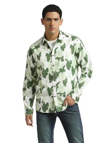 Pepe Jeans Men's Regular Fit Shirt (Green)