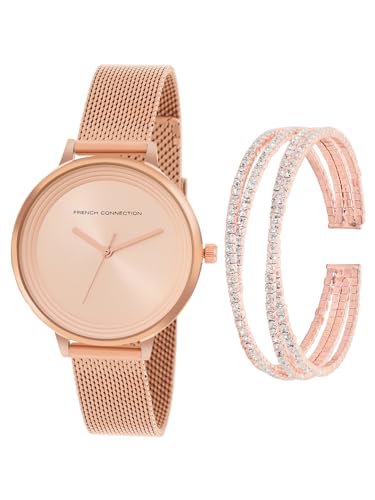 French Connection Analog Rose Gold Dial Women's Watch-FCJR02