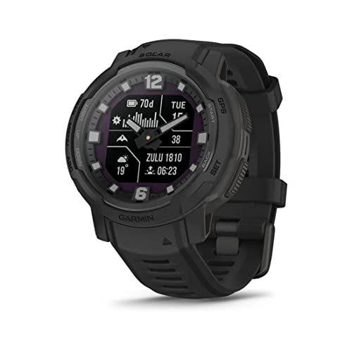 Garmin Instinct Crossover Solar,Tactical Edition, Black