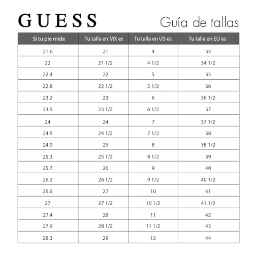 GUESS Women's Loven Sneaker, White/Blue 171, 4 UK