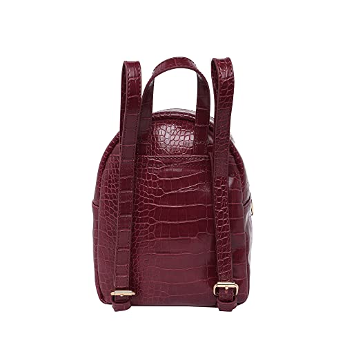 Lavie Glossy Croco Mini Backpack For Women's