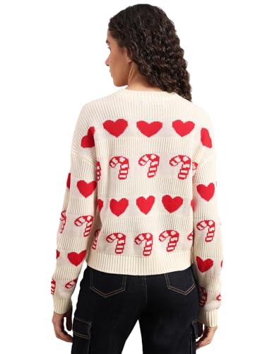VERO MODA Womens Acrylic Round Neck Sweater