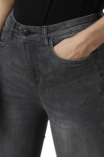 Van Heusen Women Grey Mid Wash Super Slim Fit Jeans