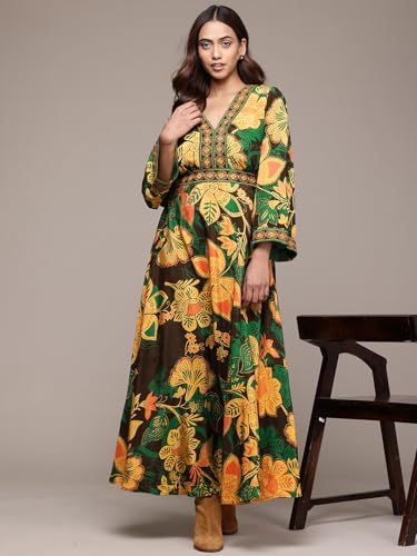 Ritu Kumar Brown Anisa Dress