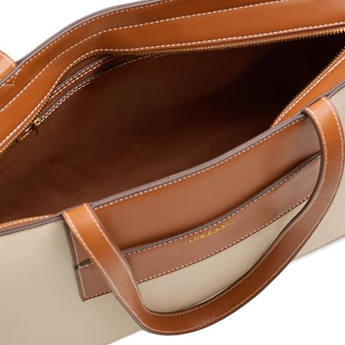 Miraggio Maxine Laptop Tote Bag | Shoulder Bag For Office Fits Upto 15 Inches Laptop | Office Tote Bag | Gift For Women