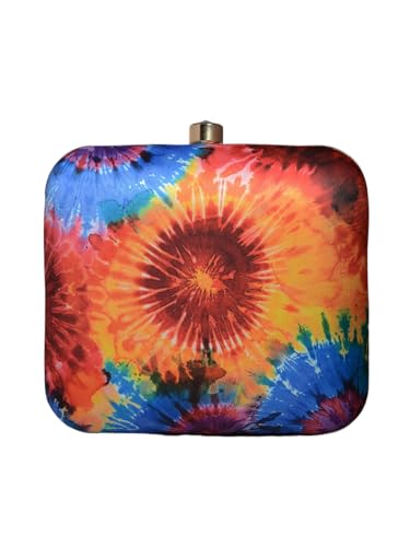 Artklim Flower Printed Clutch