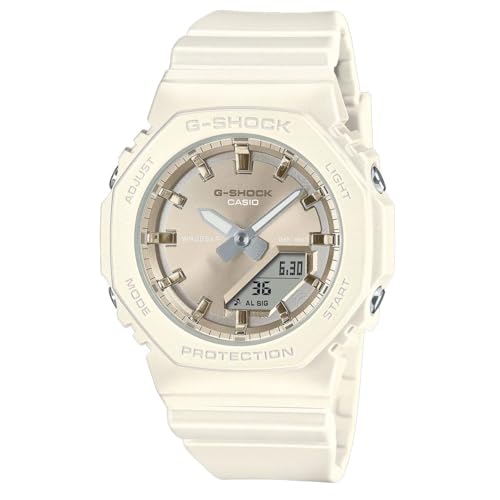 Casio G-Shock Women's GMAP2100ST-7A White/Gold Analog-Digital Watch