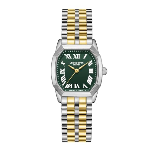 Lee Cooper Quartz Green Square Dial Women's Watch - LC08201.270