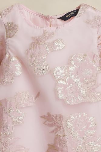 Allen Solly Girls White Printed Regular Fit Casual Dress